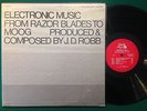 J.D. ROBB Electronic Music From Razor Blades to Moog LP ASCH AVANT SYNTH Rare NM