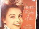 RARE Annette Funicello The Story of My Teens LP Vista Disney mickey mouse VG+