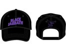 OFFICIAL LICENSED - BLACK SABBATH - LOGO & DEVIL ADJUSTABLE BASEBALL CAP METAL