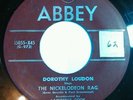 Rare Dorothy Loudon - The Nickelodeon Rag 45 Abbey vg+ Lawrence Cook