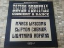 2nd Annual Berkeley Blues Festival LP Lightning Hopkins Clifton Chenier ex / ex