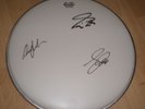 RUSH signed drum head