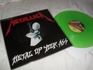 METALLICA -METAL UP YOUR .....- AWESOME  GREEN VINYL LP MEGADETH SLAYER