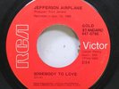 Rock 45 Jefferson Airplane - Somebody To Love / White Rabbit On Rca Victor