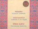 RARE AUDIOPHILE ASD 263 w/g KURTZ SHOSTAKOVICH/PROKOFIEV 1st Symphonies crw