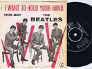 THE BEATLES I Want To Hold Your Hand Danish 45PS 1963 Black Parlophone