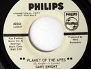 HEAR Gary Knight 45 Planet Of The Apes/Gretna Green Grass NM garage oddball WLP