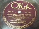 RARE 1925 NEW ORLEANS JAZZ 78 PAPALIA & HIS ORCHESTRA CROSS-WORD MAMA OKEH 40347