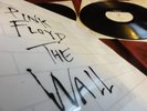 PINK FLOYD  ? THE WALL ?  TOP ZUSTAND   GERMAN 1st PRESS STICKER OIS & LYRICS