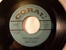 True Love Ways & That Makes It Tough by Buddy Holly on blue Coral PROMO