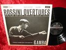 1961 UK EXC+ SXL 2266 ED1 WBG STEREO ROSSINI OVERTURES LSO GAMBA