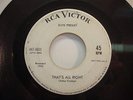 ELVIS PRESLEY - That's All Right -Blue Moon Kentucky -1964 RCA Gold Std Promo 45