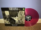 Nirvana - Bleach LP Sub Pop 1992 Translucent Pink US Vinyl NEAR MINT Kurt Cobain