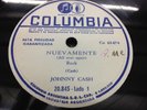 JOHNNY CASH- 78 RPM- what do I care?/All over again