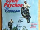 SCRAMBLERS hot rod LP “Cycle Psychos” on CROWN ORIG ’64 SHRINK rare   NICE