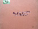 David Bowie  IN PERSON  RED vinyl  LP  recorded in santa monica 1972 TMQ