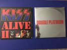 KISS Alive II & KISS Double Platinum Both Have Two LP's With Original Sleeves