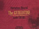 Black Bonzo - Operation Manual - The Guillotine Model Drama                (neu)