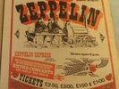 Led Zeppelin advert Earls Court UK May 1975 - original