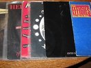 8 Set of misc Records effigies metallica hells kitchen gang green misfits rock