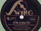 78rpm Jazz – Oscar Aleman Trio – Swing 213 – E+