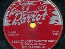 FLAMINGOS  I Really Don't Want To Know / Get With It PARROT 811   Hear