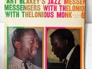 ART BLAKEY'S JAZZ MESSENGERS-WITH THELONIOUS MONK ON ATLANTIC JAZZ LP-STRONG VG+