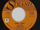Teen Rocker Popcorn 45 - Larry Hall - Rebel Heart - Strand - VG+ mp3
