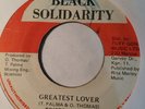 TRISTON PALMA - greatest lover b/w over dub - BLACK SOLIDARITY 45