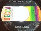 Rockin' Saints: Cheat On Me, Baby / Half And Half 45 - Rockabilly - HEAR IT