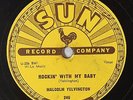HEAR  RARE Rockabilly 78 MALCOLM YELVINGTON Rockin With My Baby/It's Me SUN 246