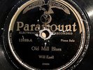 BLUES 78- WILL EZELL Old Mill Blues/ Mixed Up Rag PARAMOUNT