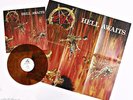 SLAYER - HELL AWAITS, 2016 EU 180G OCHER MARBLED vinyl LP + POSTER, 500 COPIES