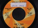 ROLLING STONES: Paint It, Black / Stupid Girl 45 (dj, tol) Rock & Pop