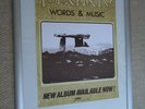 PLANXTY VINTAGE MUSIC POSTER1983 WORDS & MUSIC ORIGINAL PRINTERS POSTER 33YRSOLD