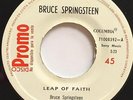 BRUCE SPRINGSTEEN - Leap Of Faith - RARE COSTA RICA RICA PROMO RADIO 45 / INDICA