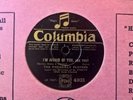 HOT DANCE BAND - THE PICCADILLY PLAYERS - I'M AFRAID OF YOU (COLUMBIA 4931)