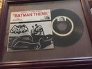 Batman Theme 45 Record Framed