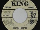Doo-Wop R&B 45 - Hurricanes - Now That I Need You - King - mp3