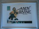 ANDY IRVINE VINTAGE GIG CONCERT POSTER RARITY 2003 ORIGINAL PRINTERS UNIQUE GEM