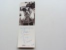 THE BEATLES TONY BARROW AUTOGRAPH  MAGICAL MYSTERY TOUR BOOKMARK SIGNED LTD EDT