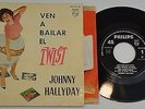 JOHNNY HALLYDAY - Ven a bailar el Twist  RARE LABEL** ESPAGNE EP 1963 SPAIN VG+