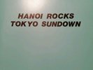 HANOI ROCKS TOKYO SUNDOWN 2LP VINYL
