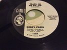 Bobby Paris Tears On My Pillow/Night Owl. Cameo Parkway label 1960