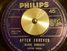 Black Sabbath - After Forever 45RPM PHI-1189 Philippines