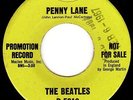 BEATLES DJ 45 of PENNY LANE with TRUMPET ENDING - ORIGINAL 1967 PROMO - HEAR