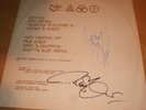 Led Zeppelin Signed LP Inner Sleeve