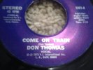 Rare Northern Soul Don Thomas Come On Train VJ