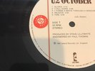 U2 October Rare Promo - New Zealand - Promo Stickers on Sleeve & Label L-37670