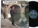 YVES MONTAND (LP 33 Tours)  CHANSONS DE PARIS  ODEON OSX 148